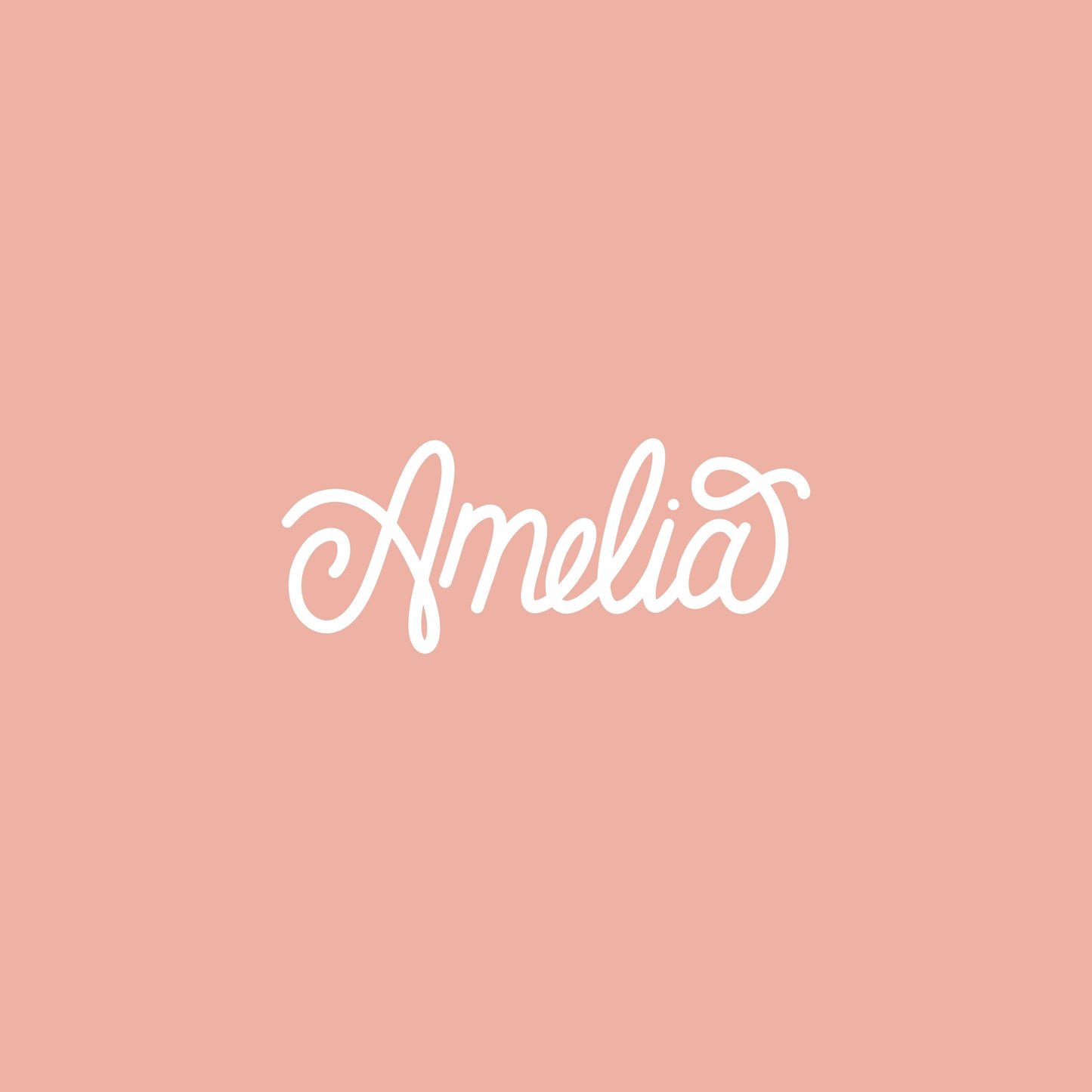 Custom Cursive Name Logo Design