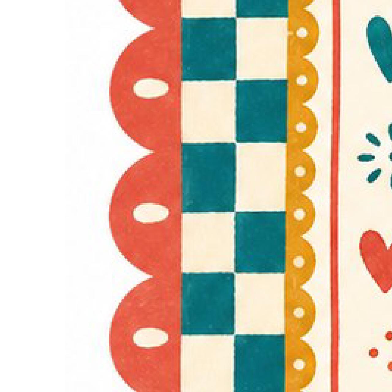 Custom Couple Folk Art