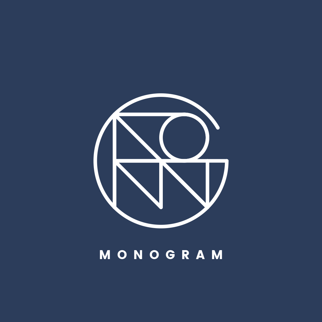 Custom Monogram Name Logo Design