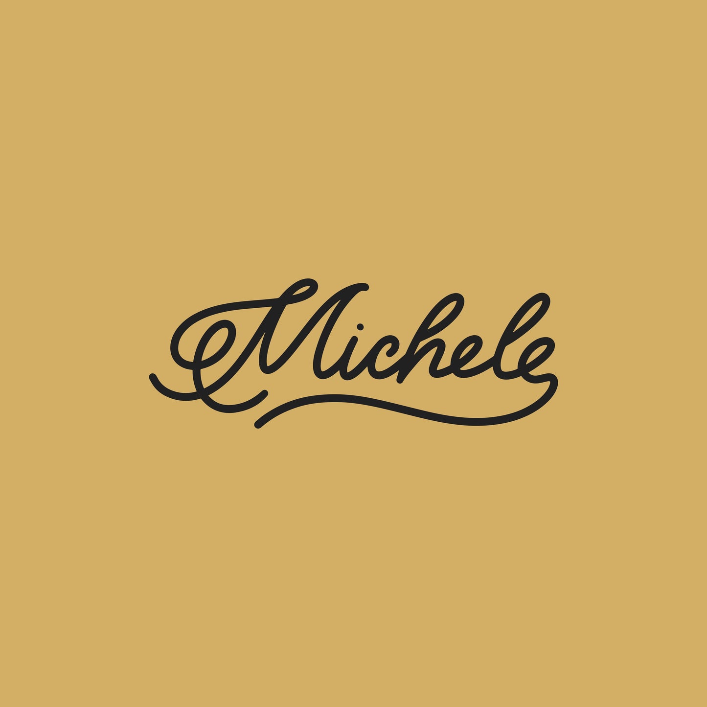 Custom Cursive Name Logo Design