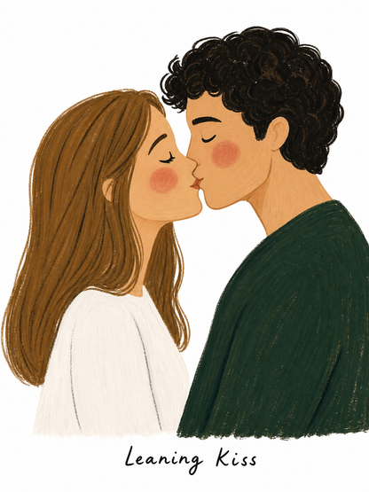 Custom Couple Folk Art