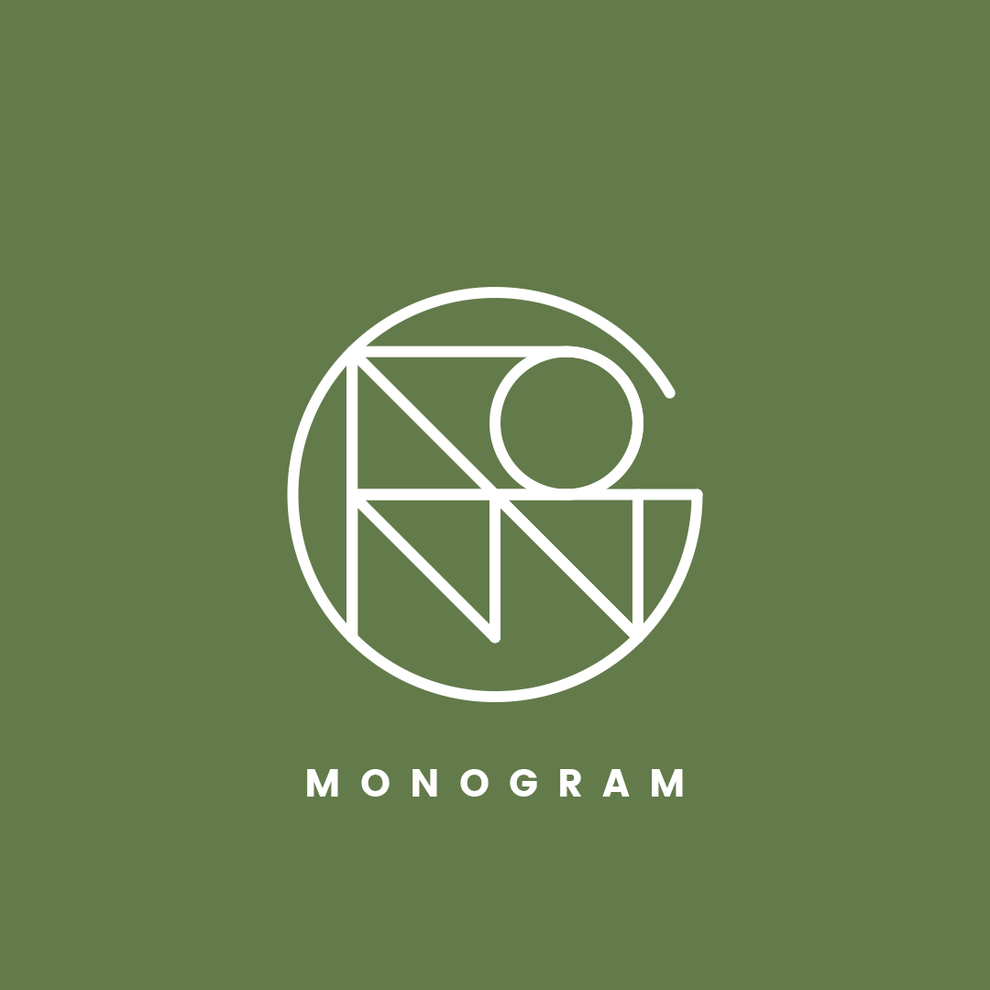 Custom Monogram Logo Design – Peaché Studio